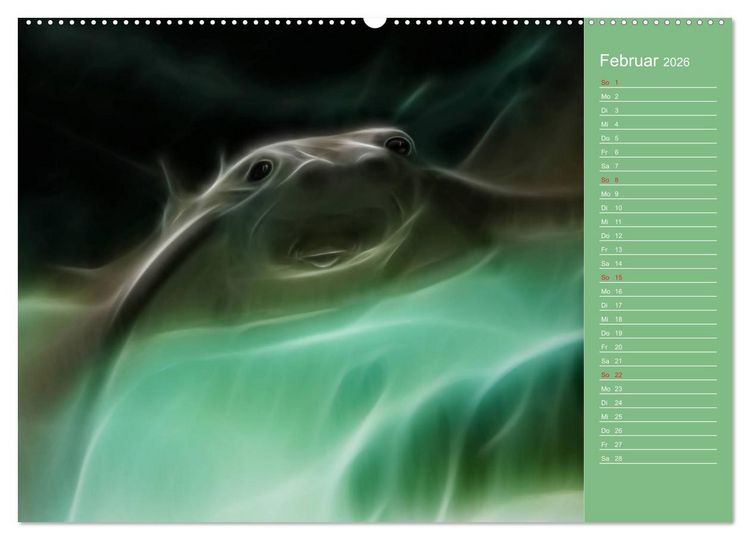 Produktbild: S&uuml;sse Tierwelt / CH-Version / Geburtstagskalender (hochwertiger Premium Wandkalender 2026 DIN A2 quer), Kunstdruck in Hochglanz