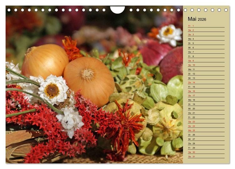 Produktbild: In Weimar ist Zwiebelmarkt (Wandkalender 2026 DIN A4 quer), CALVENDO Monatskalender