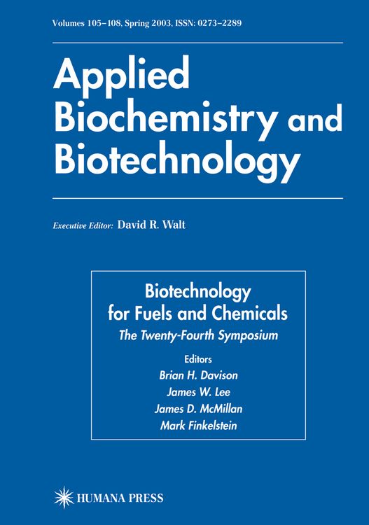 Produktbild: Biotechnology for Fuels and Chemicals