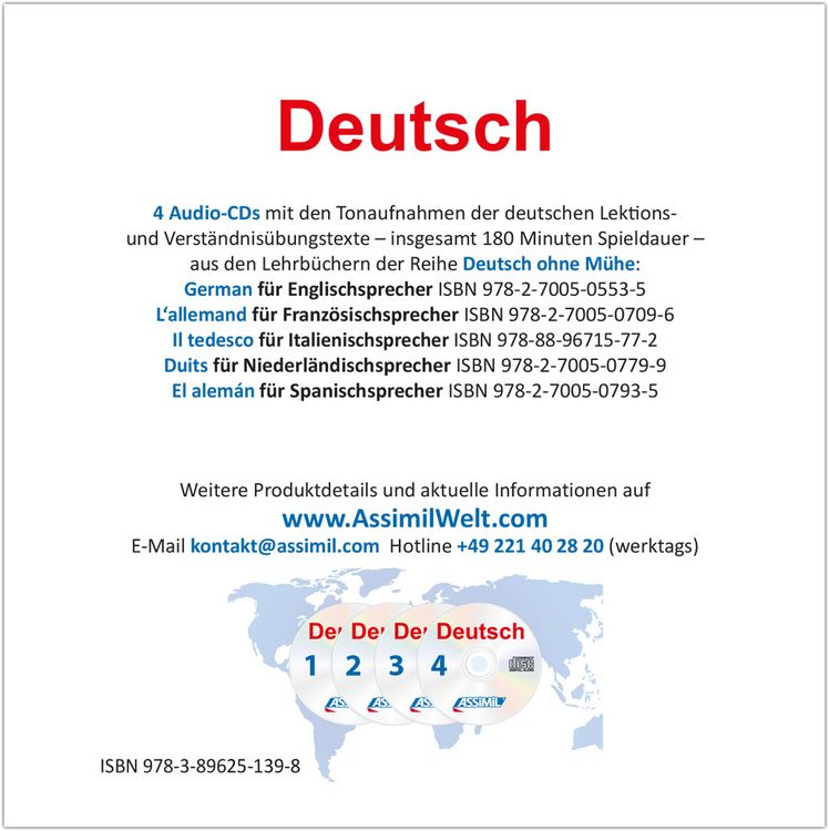 Produktbild: ASSiMiL Deutsch - Audio-CDs