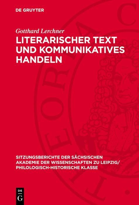 Produktbild: Literarischer Text und kommunikatives Handeln