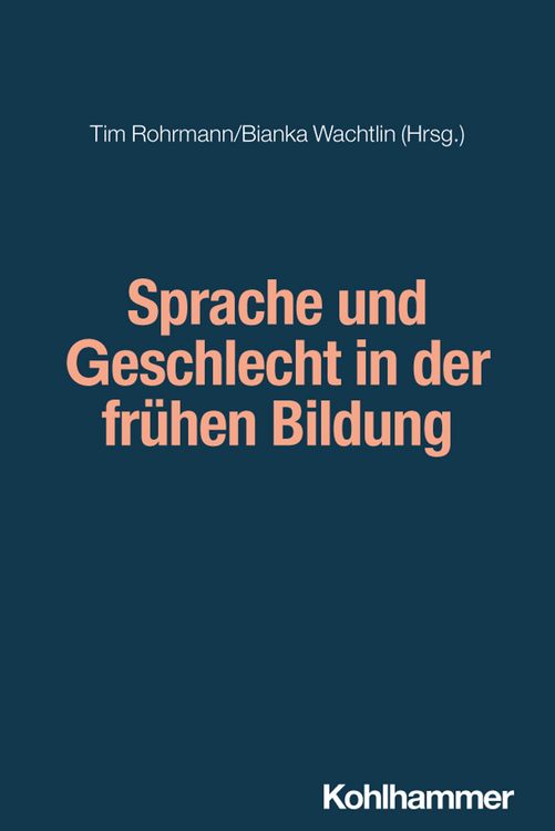 Produktbild: Sprache und Geschlecht in der fr&uuml;hen Bildung
