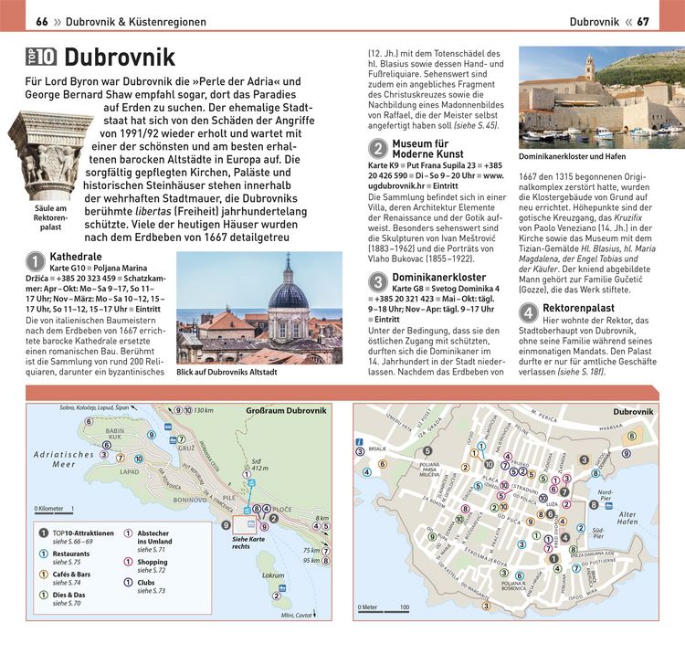 Produktbild: TOP10 Reisef&uuml;hrer Dubrovnik & Dalmatinische K&uuml;ste