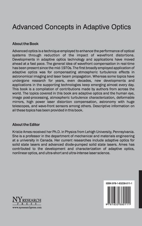 Produktbild: Advanced Concepts in Adaptive Optics