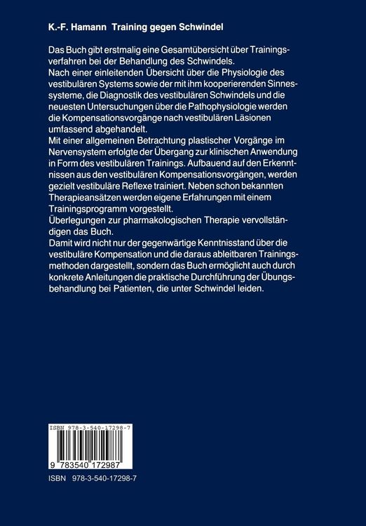 Produktbild: Training gegen Schwindel