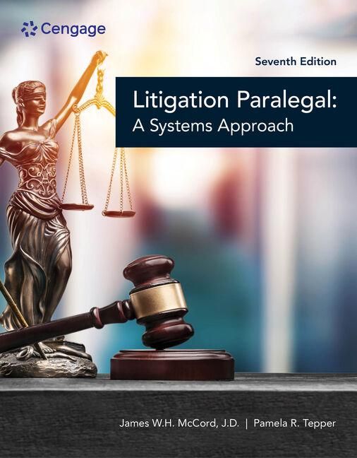 Produktbild: The Litigation Paralegal: A Systems Approach