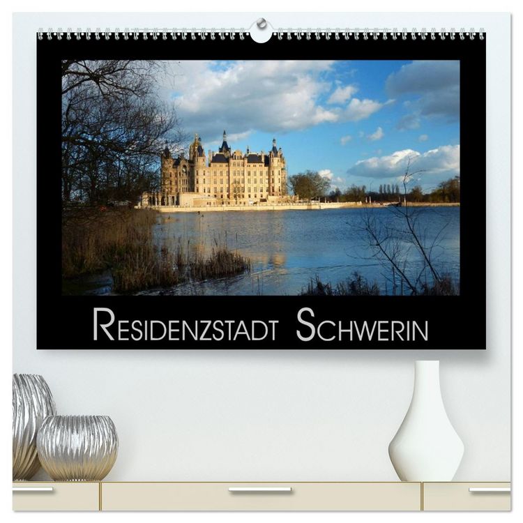 Produktbild: Residenzstadt Schwerin (hochwertiger Premium Wandkalender 2026 DIN A2 quer), Kunstdruck in Hochglanz