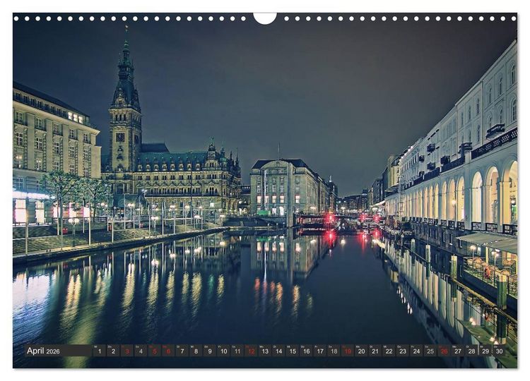 Produktbild: Stadt Hamburg (Wandkalender 2026 DIN A3 quer), CALVENDO Monatskalender