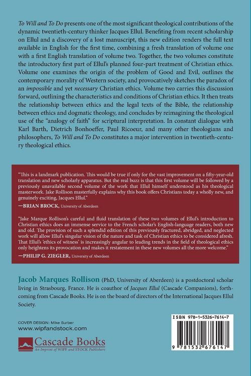 Produktbild: To Will & To Do, Volume One