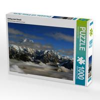 Produktbild: CALVENDO Puzzle Anflug zum Denali | 1000 Teile Lege-Gr&ouml;&szlig;e 64x48cm Foto-Puzzle f&uuml;r gl&uuml;ckliche Stunden