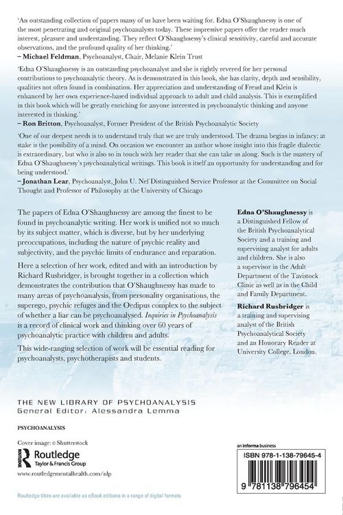 Produktbild: Inquiries in Psychoanalysis