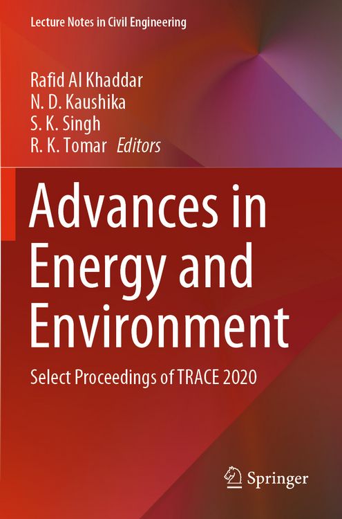 Produktbild: Advances in Energy and Environment