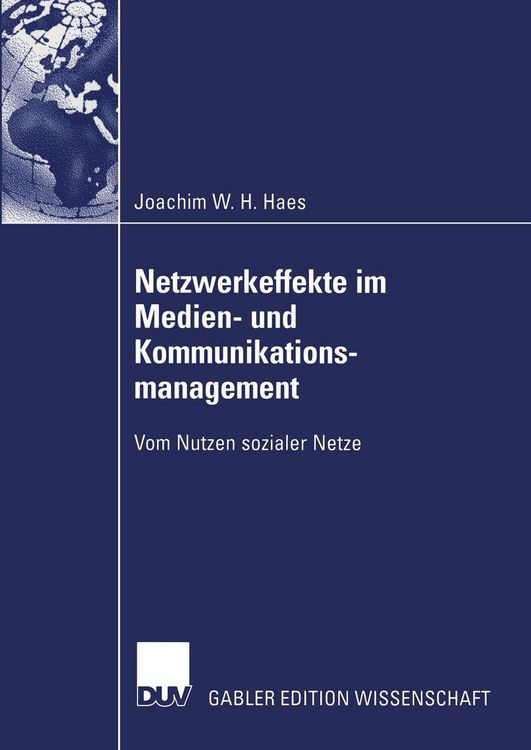 Produktbild: Netzwerkeffekte im Medien- und Kommunikationsmanagement