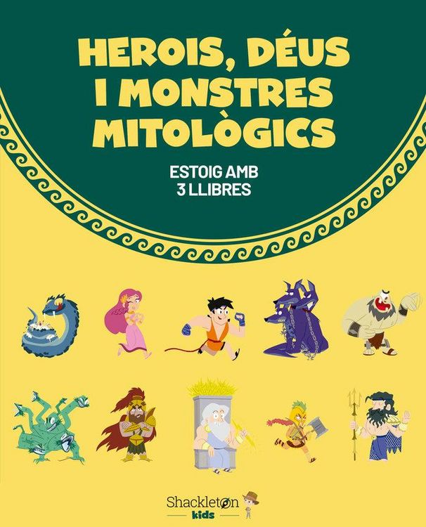 Produktbild: Herois, Deus I Monstres Mitologics. Estoig Amb 3 Llibres