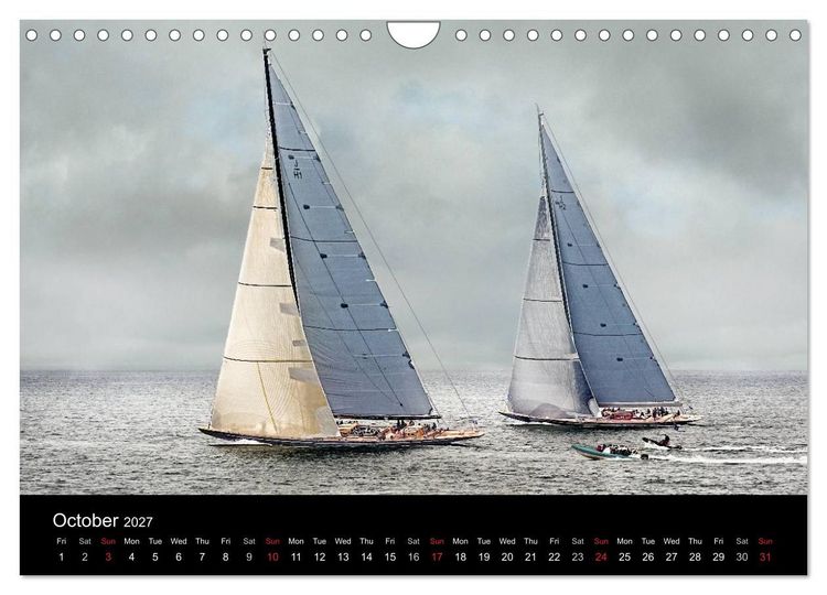 Produktbild: The Beauty of Sailing (Wall Calendar 2027 DIN A4 landscape), CALVENDO 12 Month Wall Calendar