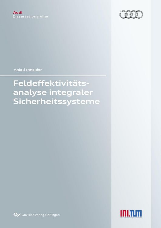 Produktbild: Feldeffektivit&auml;tsanalyse integraler Sicherheitssysteme