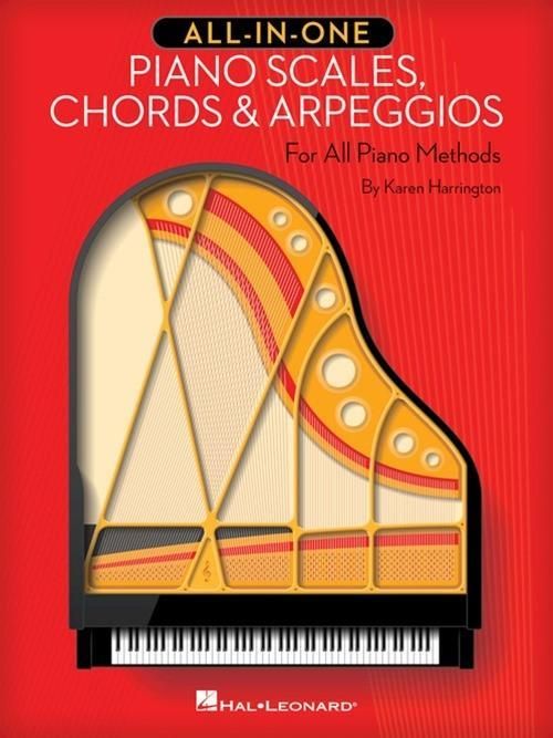 Produktbild: All in One Piano Scales, Chords and Arpeggios - For All Piano Methods Beginner to Intermediate Instruction Book with Keyboard Technique and Music Theory Practice for Students and Daily Piano Study
