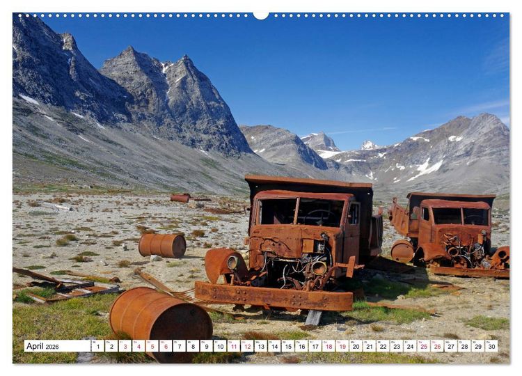 Produktbild: Gr&ouml;nland - Wildes, weites Land (hochwertiger Premium Wandkalender 2026 DIN A2 quer), Kunstdruck in Hochglanz