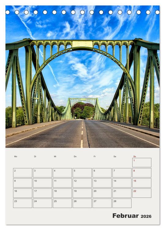 Produktbild: Potsdam in Farbe (Tischkalender 2026 DIN A5 hoch), CALVENDO Monatskalender