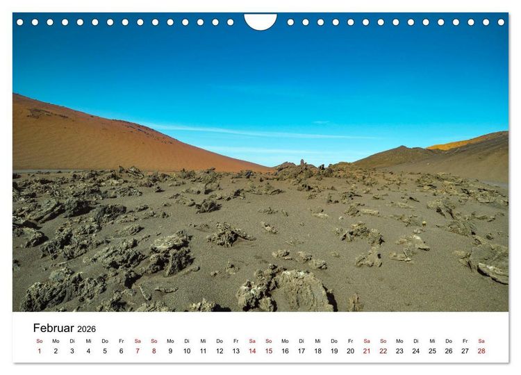 Produktbild: Lanzarote - Die Farben der Natur (Wandkalender 2026 DIN A4 quer), CALVENDO Monatskalender