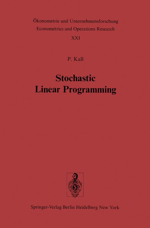 Produktbild: Stochastic Linear Programming