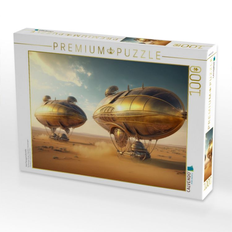 Produktbild: CALVENDO Puzzle Zwei Passagierluftschiffe | 1000 Teile Lege-Gr&ouml;&szlig;e 64x48cm Foto-Puzzle f&uuml;r gl&uuml;ckliche Stunden