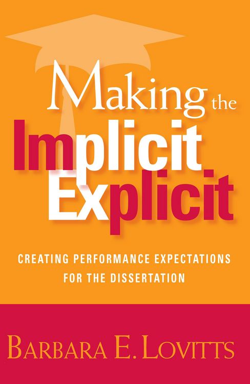 Produktbild: Making the Implicit Explicit