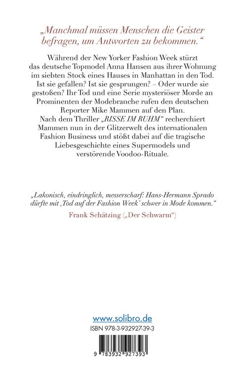Produktbild: Tod auf der Fashion Week