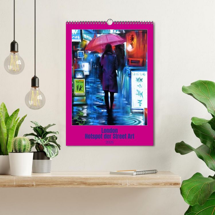Produktbild: London - Hotspot der Street Art (Wandkalender 2026 DIN A3 hoch), CALVENDO Monatskalender