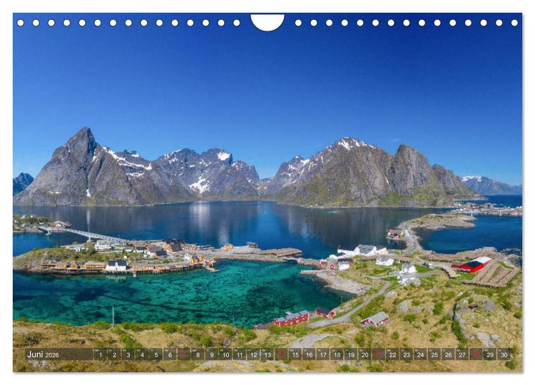 Produktbild: Die Farben Skandinaviens (Wandkalender 2026 DIN A4 quer), CALVENDO Monatskalender