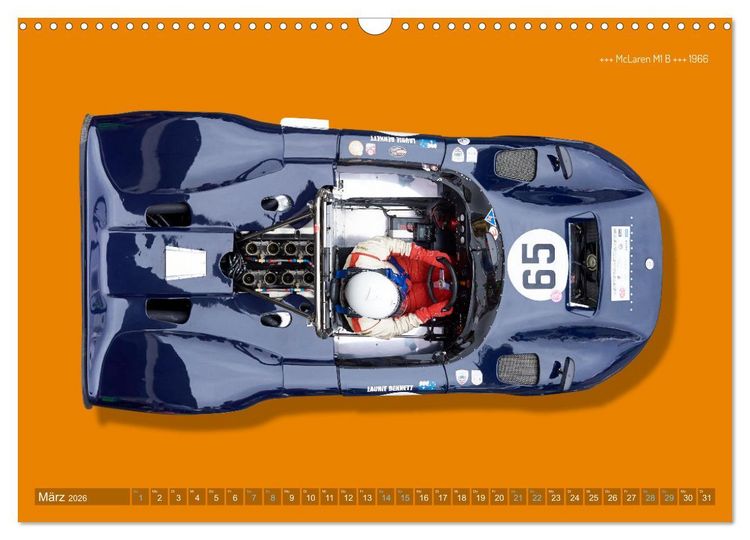 Produktbild: Legenden des Rennsports Historic Sports Cars 1960-1975 (Wandkalender 2026 DIN A3 quer), CALVENDO Monatskalender