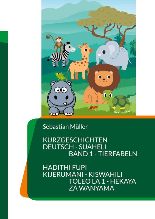 Produktbild: Kurzgeschichten Deutsch Suaheli Tierfabeln