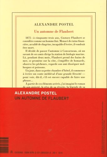Produktbild: Un automne de Flaubert