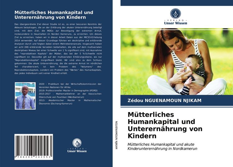 Produktbild: M&uuml;tterliches Humankapital und Unterern&auml;hrung von Kindern