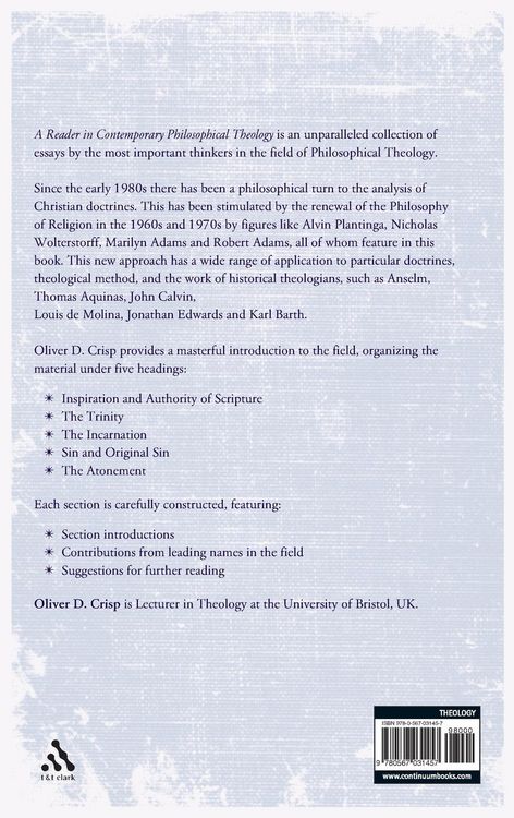 Produktbild: A Reader in Contemporary Philosophical Theology