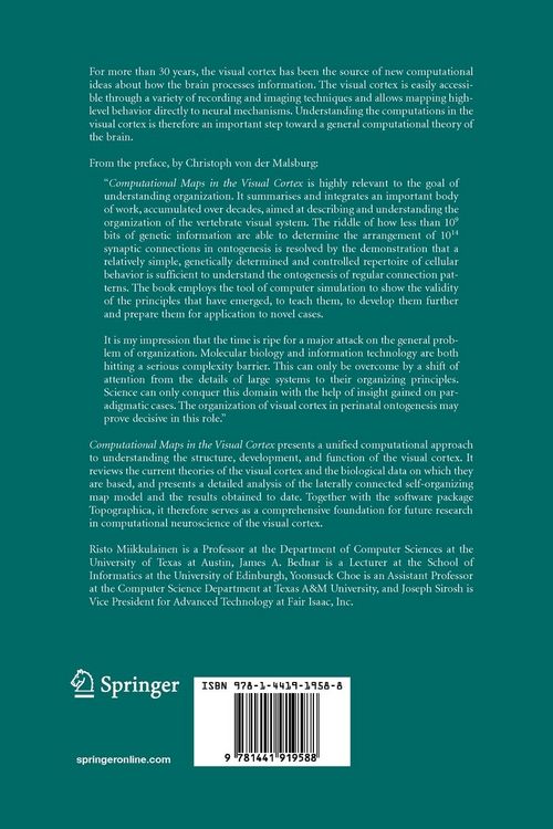 Produktbild: Computational Maps in the Visual Cortex