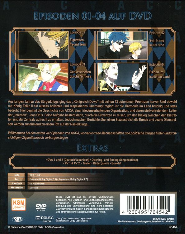 Produktbild: ACCA: 13 Territory Inspection Dept. - Volume 1: Episode 01-04