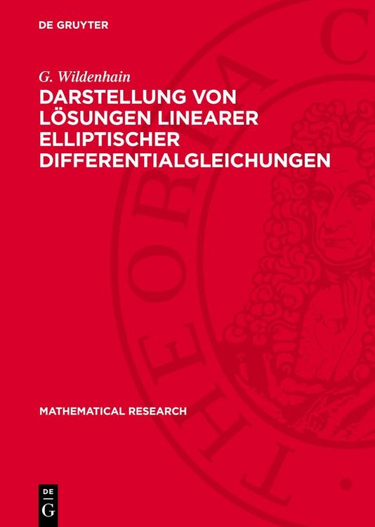 Produktbild: Darstellung von L&ouml;sungen linearer elliptischer Differentialgleichungen