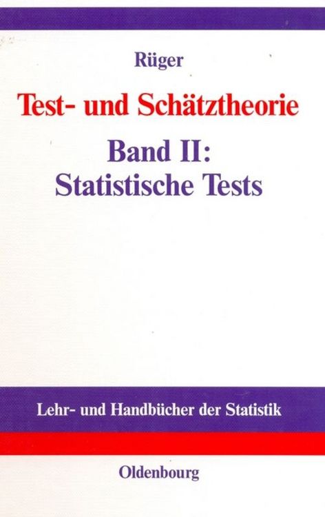 Produktbild: Test- und Sch&auml;tztheorie