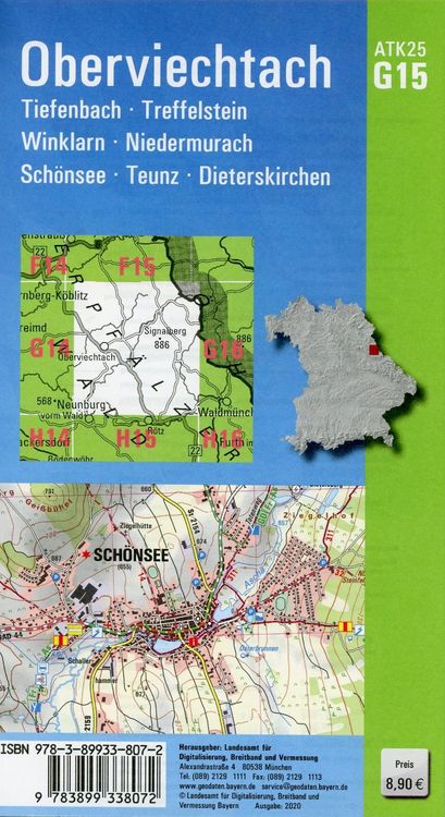 Produktbild: Oberviechtach 1 : 25 000