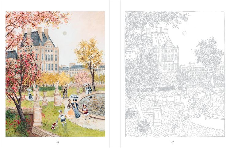 Produktbild: Luxury Coloring: Historisches Paris zum Ausmalen