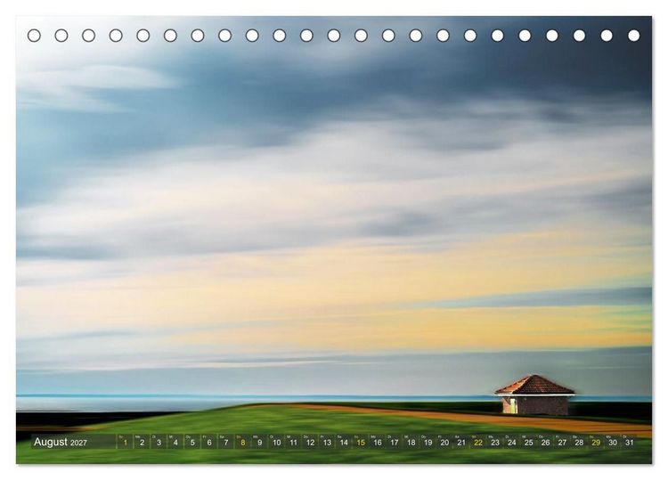 Produktbild: Stille Weiten (Tischkalender 2027 DIN A5 quer), CALVENDO Monatskalender