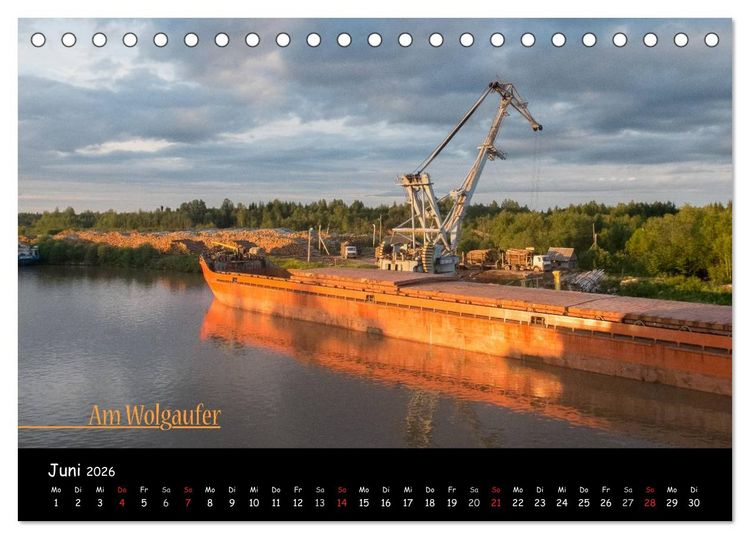 Produktbild: Von Moskau nach St. Petersburg (Tischkalender 2026 DIN A5 quer), CALVENDO Monatskalender
