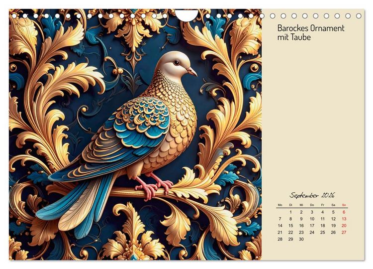 Produktbild: Vogelwelt, lustig, bunt und verspielt (Wandkalender 2026 DIN A4 quer), CALVENDO Monatskalender