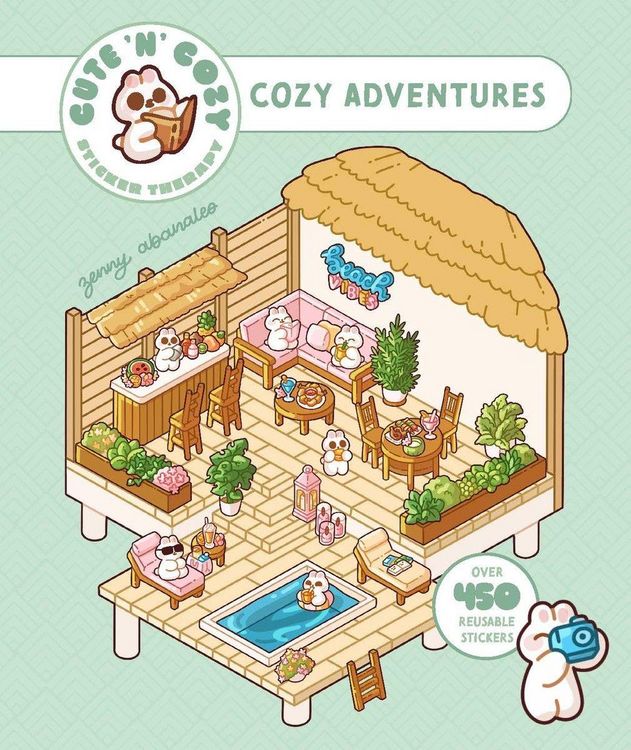 Produktbild: Cute 'n' Cozy Sticker Therapy: Cozy Adventures