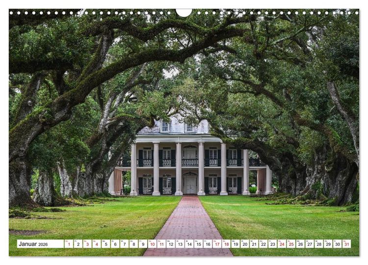 Produktbild: Louisiana - S&uuml;mpfe und Plantagenh&auml;user (Wandkalender 2026 DIN A3 quer), CALVENDO Monatskalender