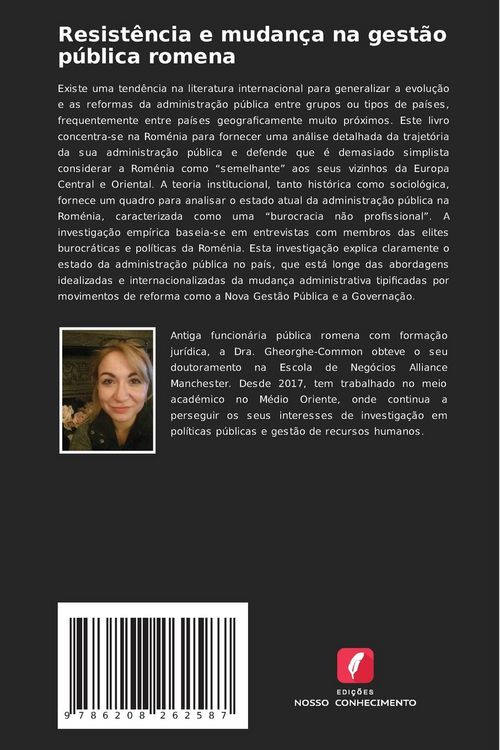 Produktbild: Resist&ecirc;ncia e mudan&ccedil;a na gest&atilde;o p&uacute;blica romena