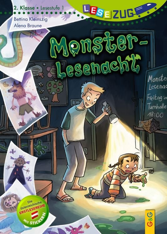 Produktbild: LESEZUG/2. Klasse &ndash; Lesestufe 1: Monster-Lesenacht