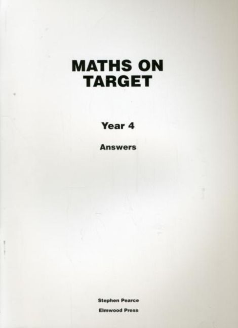 Produktbild: Maths on Target Year 4 Answers