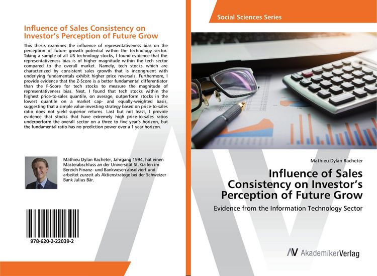 Produktbild: Influence of Sales Consistency on Investor's Perception of Future Grow